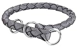 Trixie 144016 Cavo Zug-Stopp-Halsband, L: 47–55 cm/ø 18 mm, graphit