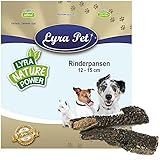 Lyra Pet® 10 kg Rinderpansen 10000 g getrocknet groß Pansen Rind Kausnack Hund